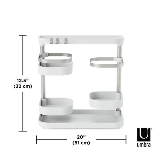 Holster Multi-Level Organizer-White/Nickel