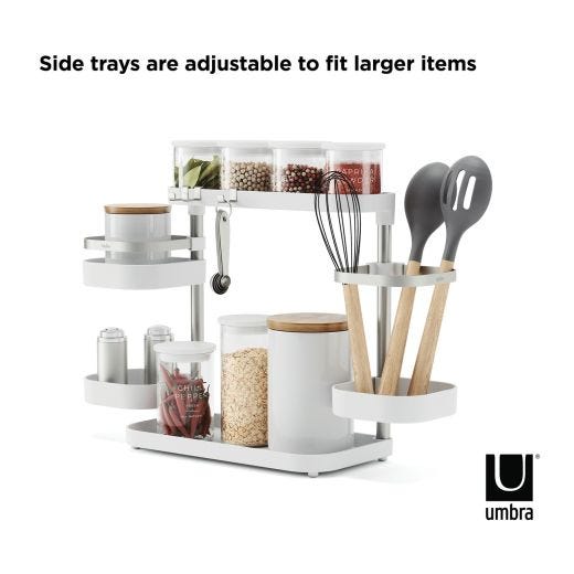 Holster Multi-Level Organizer-White/Nickel