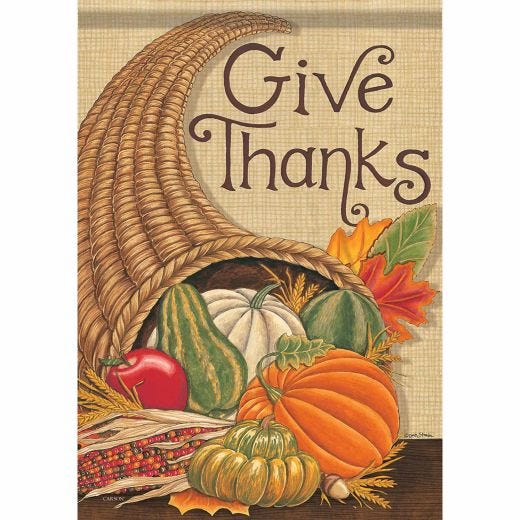 Classic Cornucorpia Garden Flag
