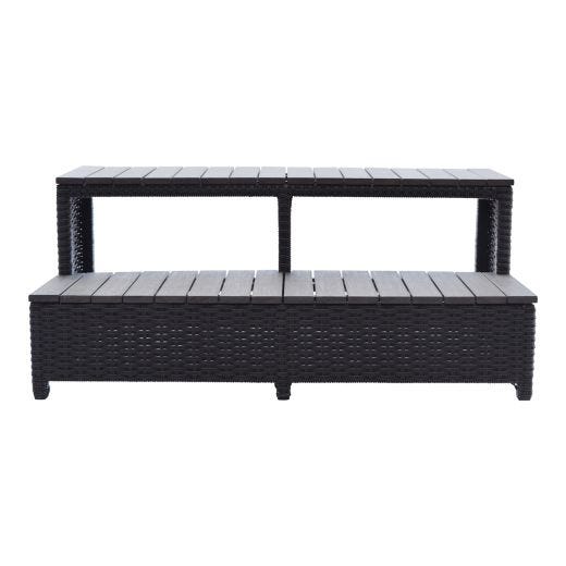 Wicker Spa Step For 96" Spas