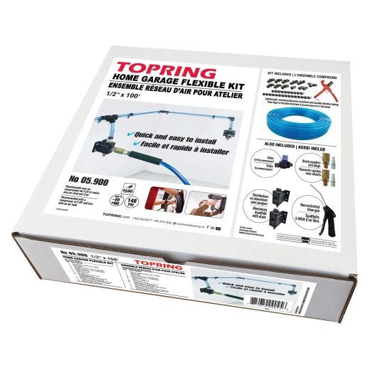 1/2 x 100'  Home Garage Flexible Airline Kit
