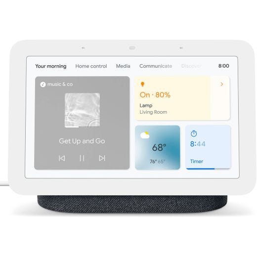 Google Nest Hub Gen2 With 7" Display-Charcoal