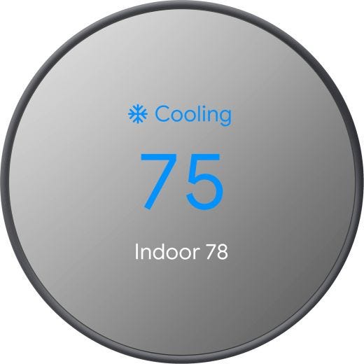 Google Thermostat-Charcoal