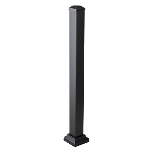 Impression Rail Express 3" x 3" x 38-1/4"Post Kit-Black