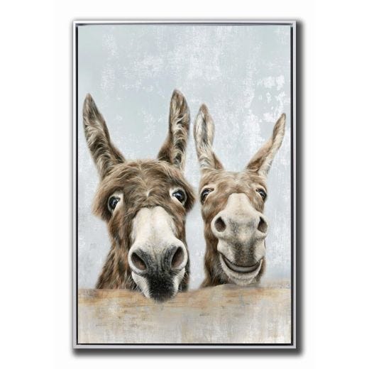 30" x 45" The Donkeys