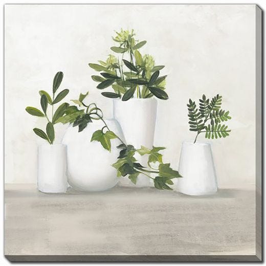 18" x 18" Plant Life III