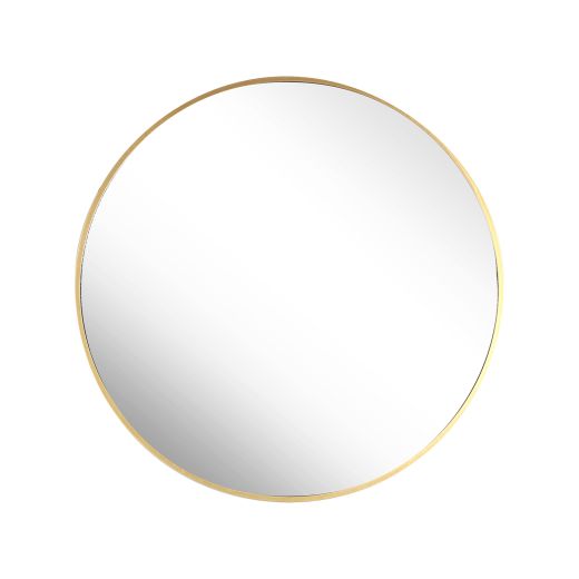 24” x 24” Gold Round Designer Mirror