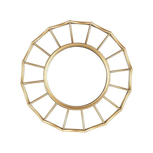 21" Gold Circle Segment Mirror