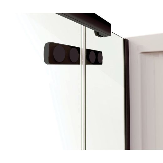 Porte de douche rectangulaire Hana, 42 po x 34 po