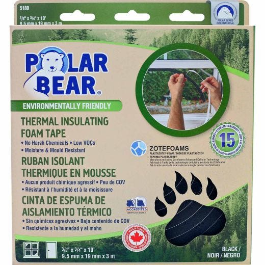 Environmentally Friendly Foam Tape 3/4" x 10'