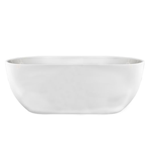Lily 67" Matte White Freestanding Tub