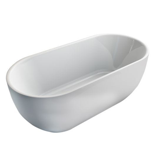 Lily 67" Matte White Freestanding Tub