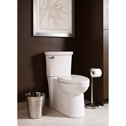 Décor White Right Height Elongated Concealed Toilet