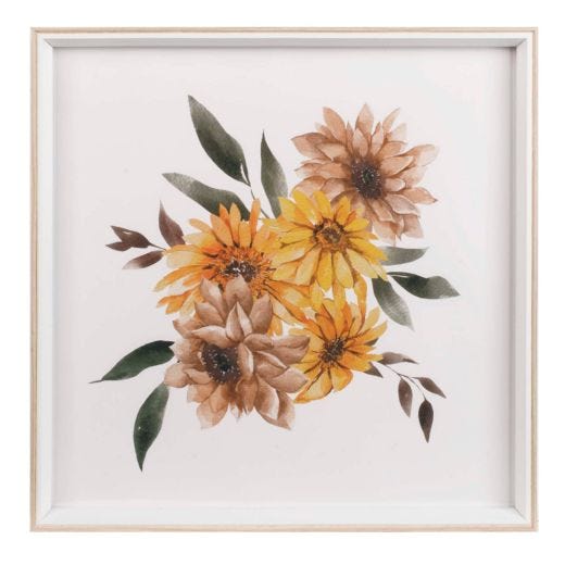 16" x 16" Bunch Of Yellow Flowers Wall Art