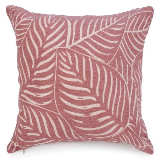 17" x 17" Rust Colored Foliage Cushion