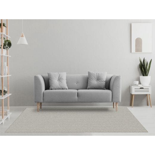 4’ x 6’ Trident Greige Decorative Mat