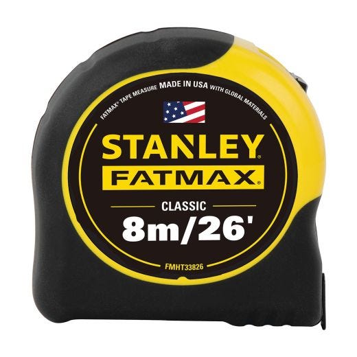 Ruban à mesurer FatMax, 1/4 po x 26 pi