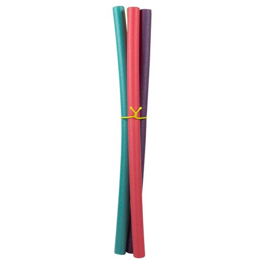 24" Neon Yellow Gear Tie Reusable Rubber Twist Tie-2/Pack