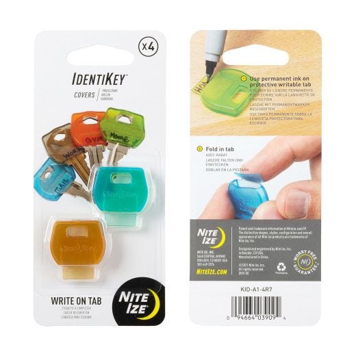 Assorted IdentiKey Covers-4/Pack