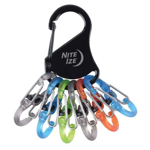 Assorted KeyRack Locker S-Biner Plastic