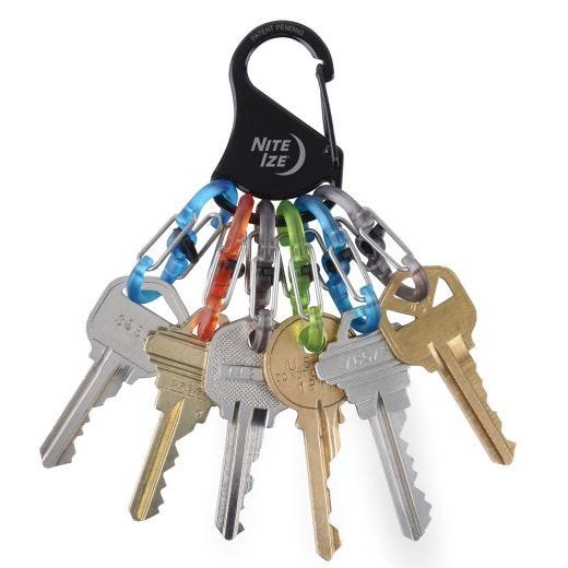 Assorted KeyRack Locker S-Biner Plastic