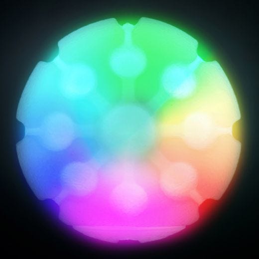 GlowStreak LED Ball Disc-O
