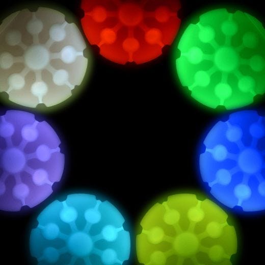 GlowStreak LED Ball Disc-O
