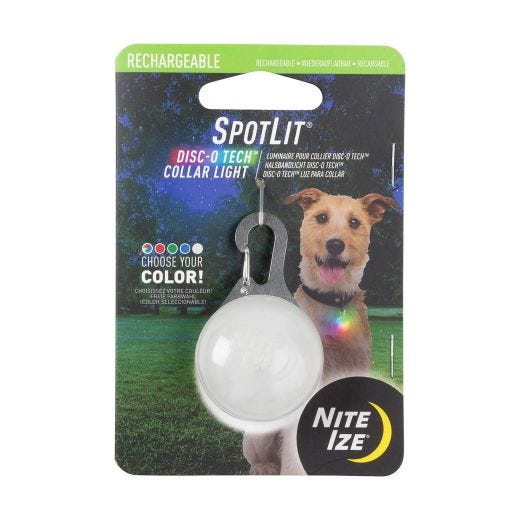 Spotlit Rechargeable Collar Light Disc-O Tech