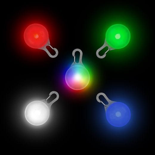 Spotlit Rechargeable Collar Light Disc-O Tech