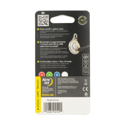 Spotlit Rechargeable Collar Light Disc-O Tech