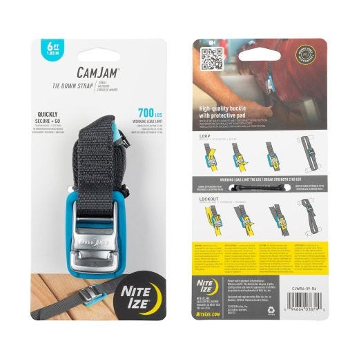 CamJam Tie Down Strap 6'