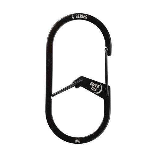 G-Series Dual Chamber Carabiner #4-Black