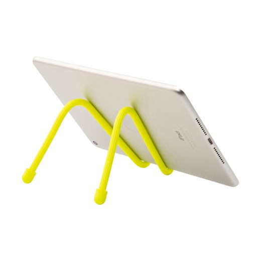 18" Neon Yellow Gear Tie Reusable Rubber Twist Tie-2/Pack