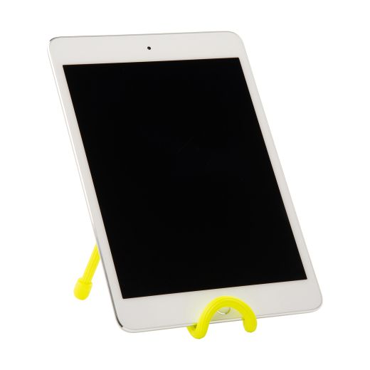 18" Neon Yellow Gear Tie Reusable Rubber Twist Tie-2/Pack