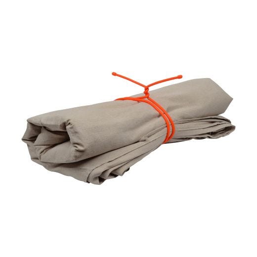 64" Gear Tie Reusable Rubber Twist Tie-Bright Orange