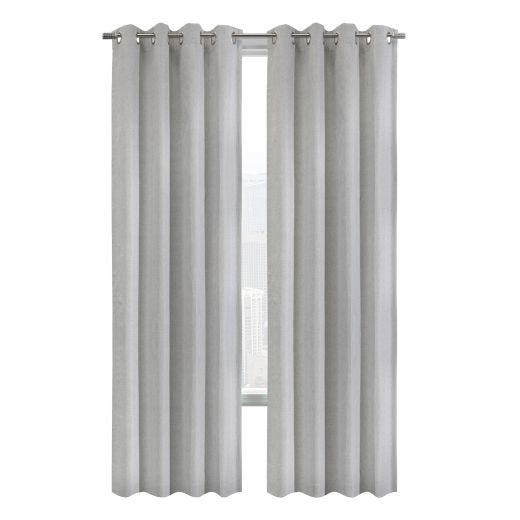 52" x 84" Lila Blackout Grommet-Light Blue
