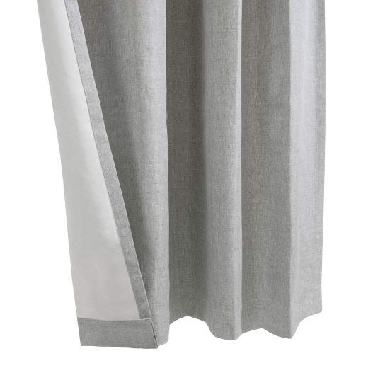 52" x 84" Lila Blackout Grommet-Light Blue