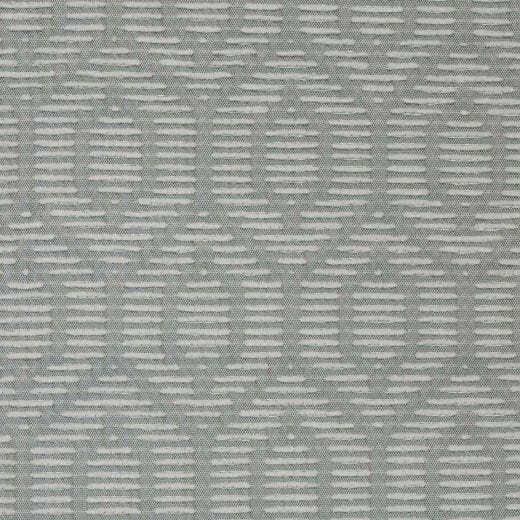 52" x 84" Organa Textured Geo Jacquard Grommet-Silver Grey