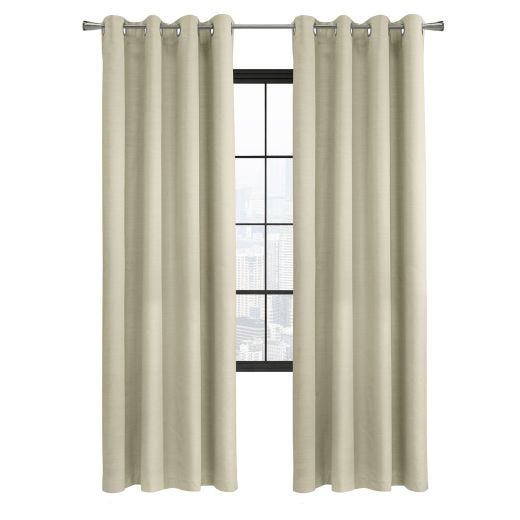 52" x 84" Ava Blackout Grommet-Cream