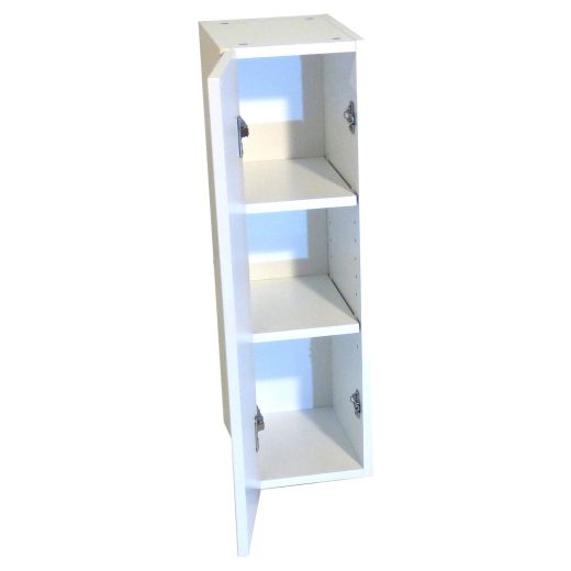 9" x 30" White Thermafoil Shaker Wall Cabinet