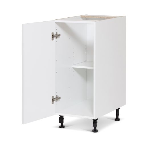 18" White Thermafoil Shaker Base Cabinet