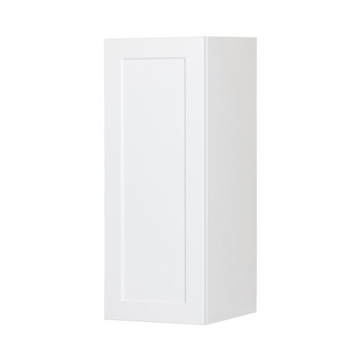 12" x 30" White Thermafoil Shaker Wall Cabinet