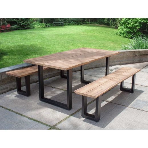 Live Edge Dining Set