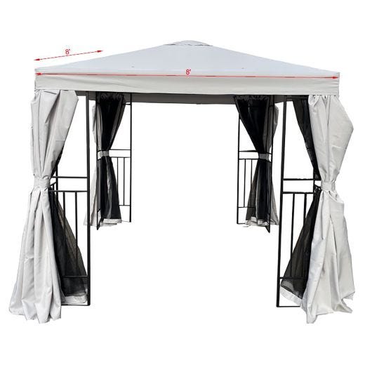 8 x 8 Arch Gazebo