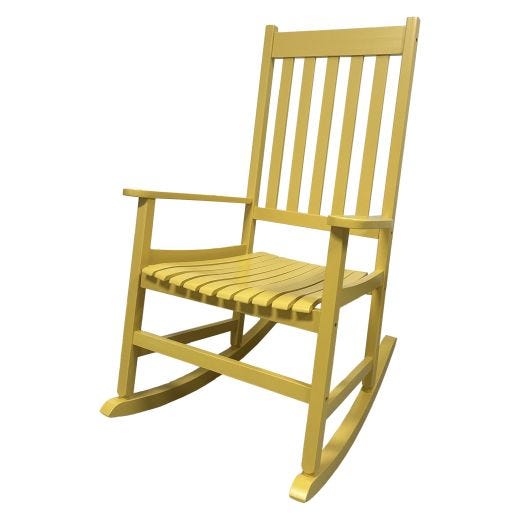 St. Andrews Porch Rocker Mustard