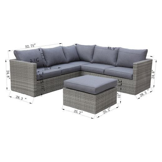 Trinity Bay Sectional Sofa Set