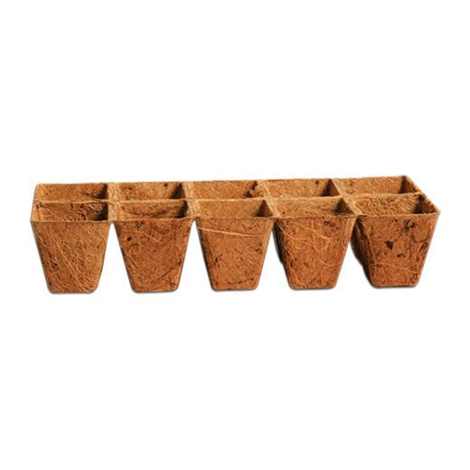 Coconut Coir Pot Greenhouse Kit 50 Cell