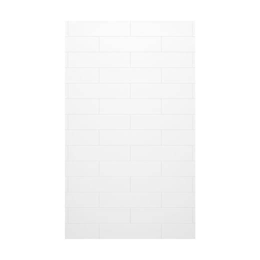 Mur arrière métro moderne à coller 62 po Denso, blanc