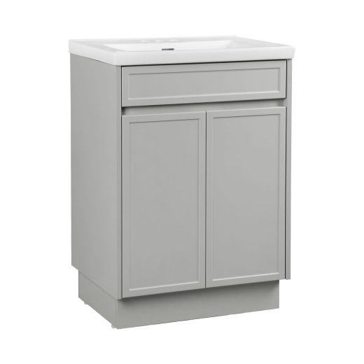 Coiffeuse-lavabo Dieppe 24 po avec dessus en céramique