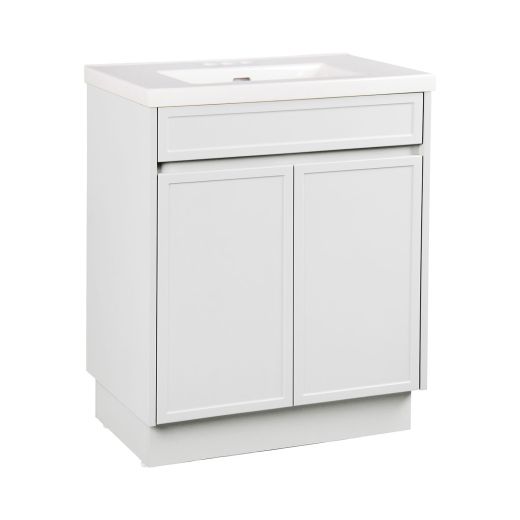 Coiffeuse-lavabo Dieppe 30 po avec dessus en céramique